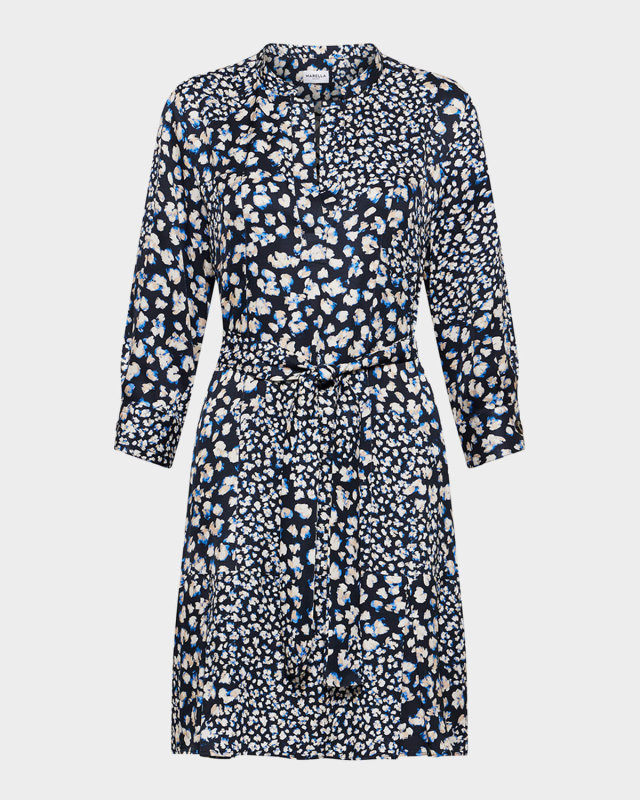 Malto Abstract-Print Twill Dress